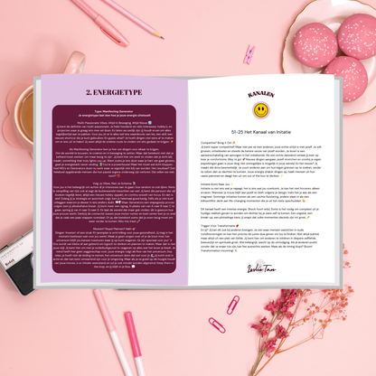 Human Design Deep Dive guide hardcover 110+pagina's