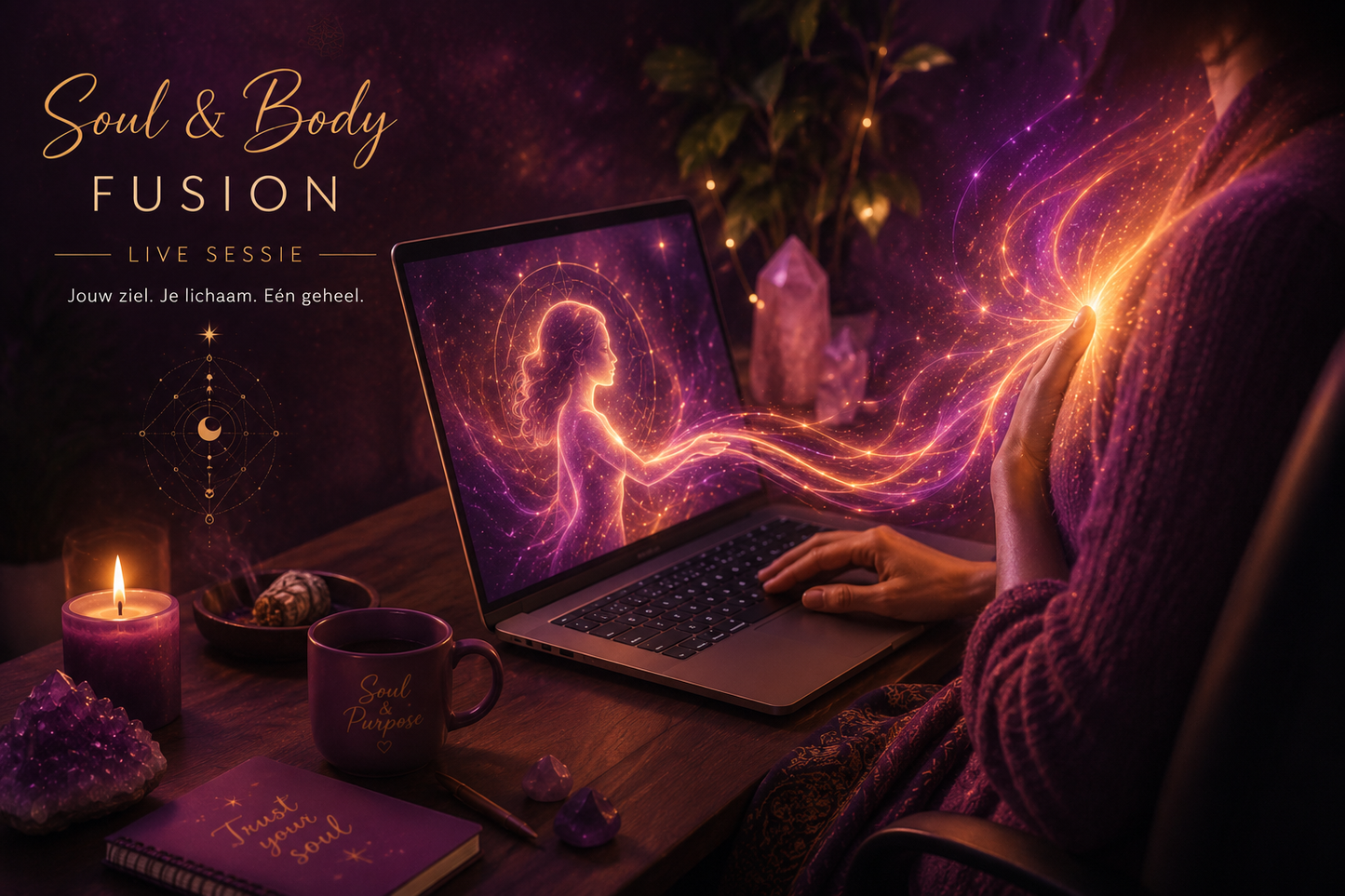 Soul & Body Fusion online 3 sessie inwijding