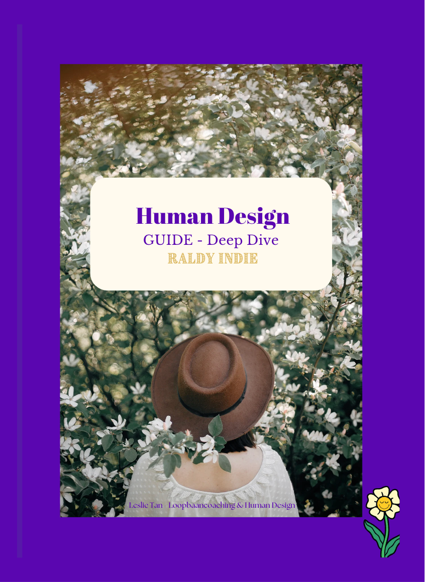 Human Design Deep Dive guide hardcover 110+pagina's