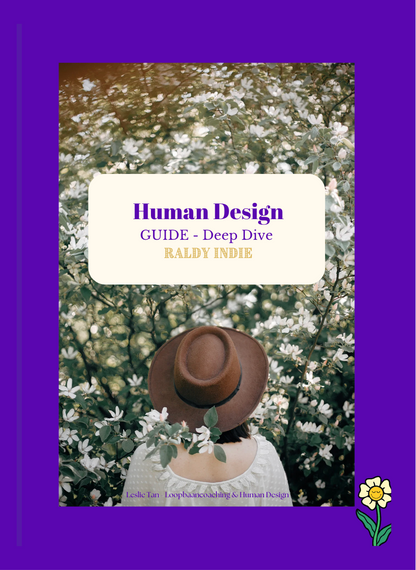 Human Design Deep Dive guide hardcover 110+pagina's