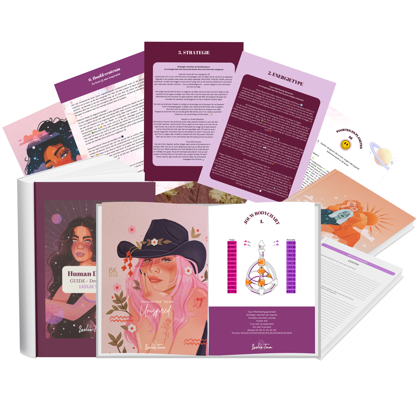 Human Design Deep Dive guide hardcover 110+pagina's