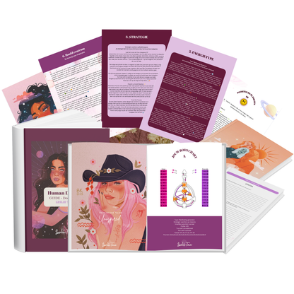 Human Design Deep Dive guide hardcover 110+pagina's