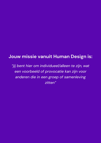 Human Design Deep Dive guide hardcover 110+pagina's